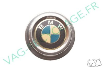 Cache moyeu chromé 36131127230 pour Bmw série 3 E30 avec jantes acier style 1 - Image 1