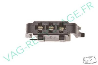 Fiche connecteur 3 pôles 191972703 pour Passat Corrado Golf 3 Polo 2 Polo 3 - Image 4