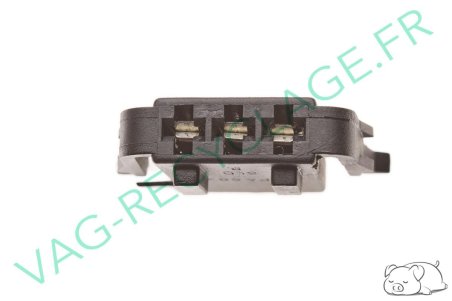 Fiche connecteur 3 pôles 191972703 pour Passat Corrado Golf 3 Polo 2 Polo 3 - Image 4