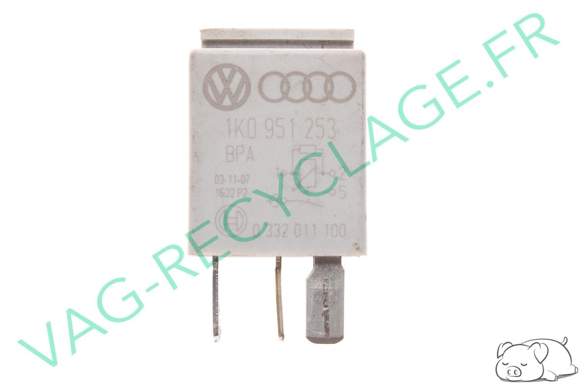 Relai N.449 1K0951253 Bosch 0332011100 pour Volkswagen Audi Seat Skoda  - Image 1