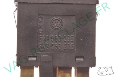 Bouton de warning 6N1953235 pour Caddy 2 et Polo 3 Phase 1 6N - Image 5