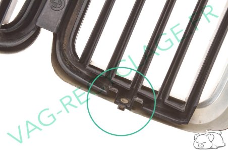 Haricots grille de calandre 51131873253 Bmw série 5 E28 pour pièces - Image 5