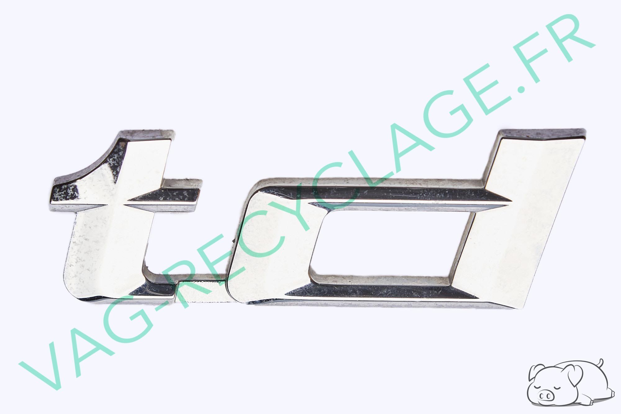 Logo emblème coffre arrière "TD" 51148122483 Bmw Série 3 E36 Série 5 E34 E39 - Image 1