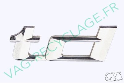 Logo emblème coffre arrière "TD" 51148122483 Bmw Série 3 E36 Série 5 E34 E39 - Image 1