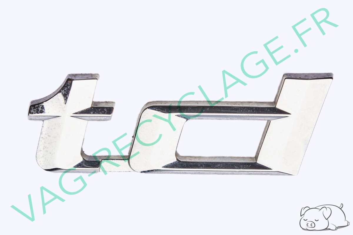 Logo emblème coffre arrière "TD" 51148122483 Bmw Série 3 E36 Série 5 E34 E39 - Image 1