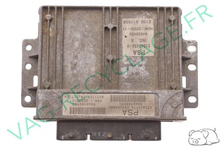 Calculateur moteur ECU S2000-21 9646184980 pour Peugeot 106 1.4i - Image 1