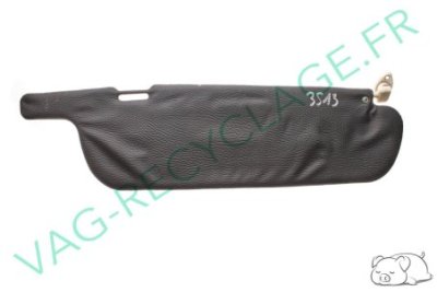 Pare-soleil droit blanc / noir 251857552A pour Volkswagen Transporter T3 - Image 1