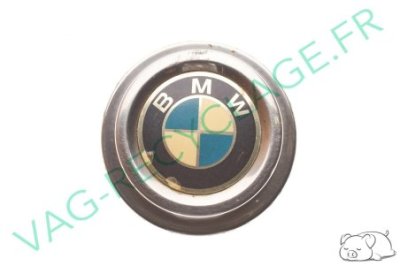 Cache moyeu chromé 36131127230 pour Bmw série 3 E30 avec jantes acier - Image 1