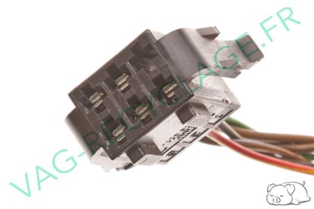 Fiche connecteur 6 pôles 191972723 Passat Polo 3 Corrado Sharan Golf 2 Golf 3 - Image 4