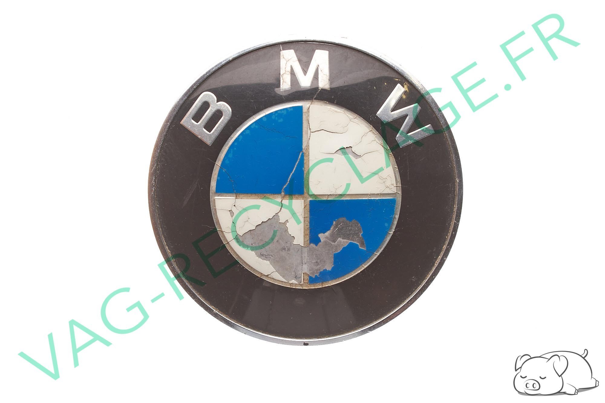 Logo emblème capot moteur BMW 51141872324 Bmw E24 E23 E32 Z1 E21 E30 E28 E34 - Image 1