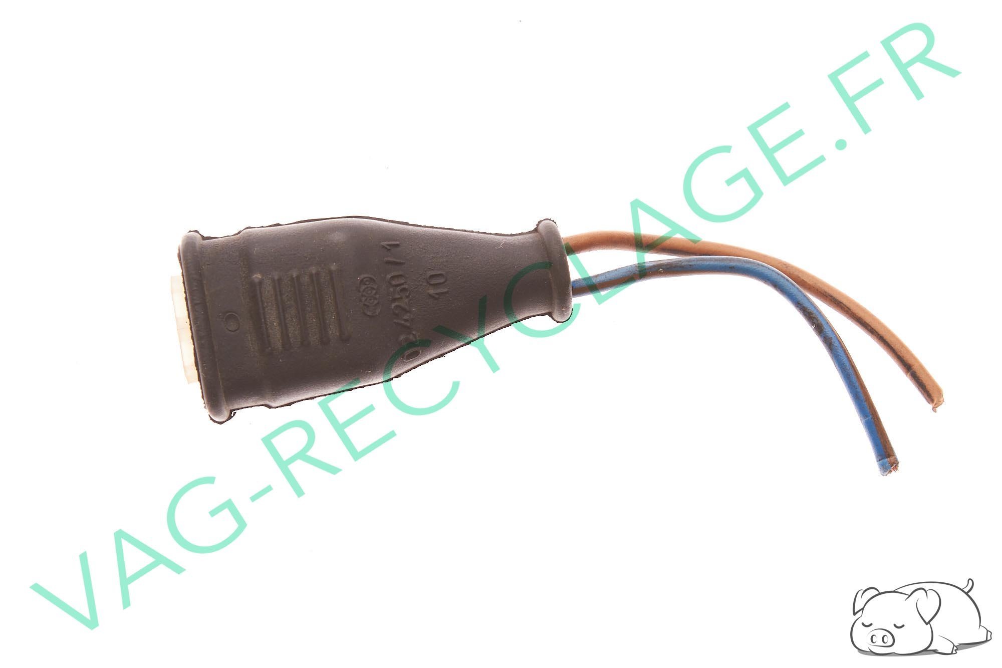 Connecteur fiche 2 broches 171919141 443906231 pour Volkswagen Audi Seat Skoda - Image 1