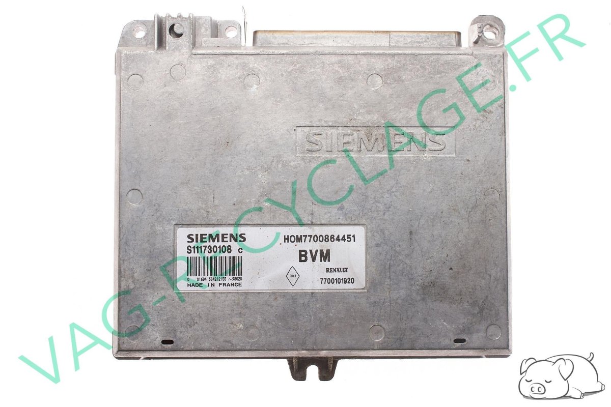 Calculateur moteur ECU Siemens 7700101920 HOM7700864451 Renault Megane 1 1.6i - Image 1