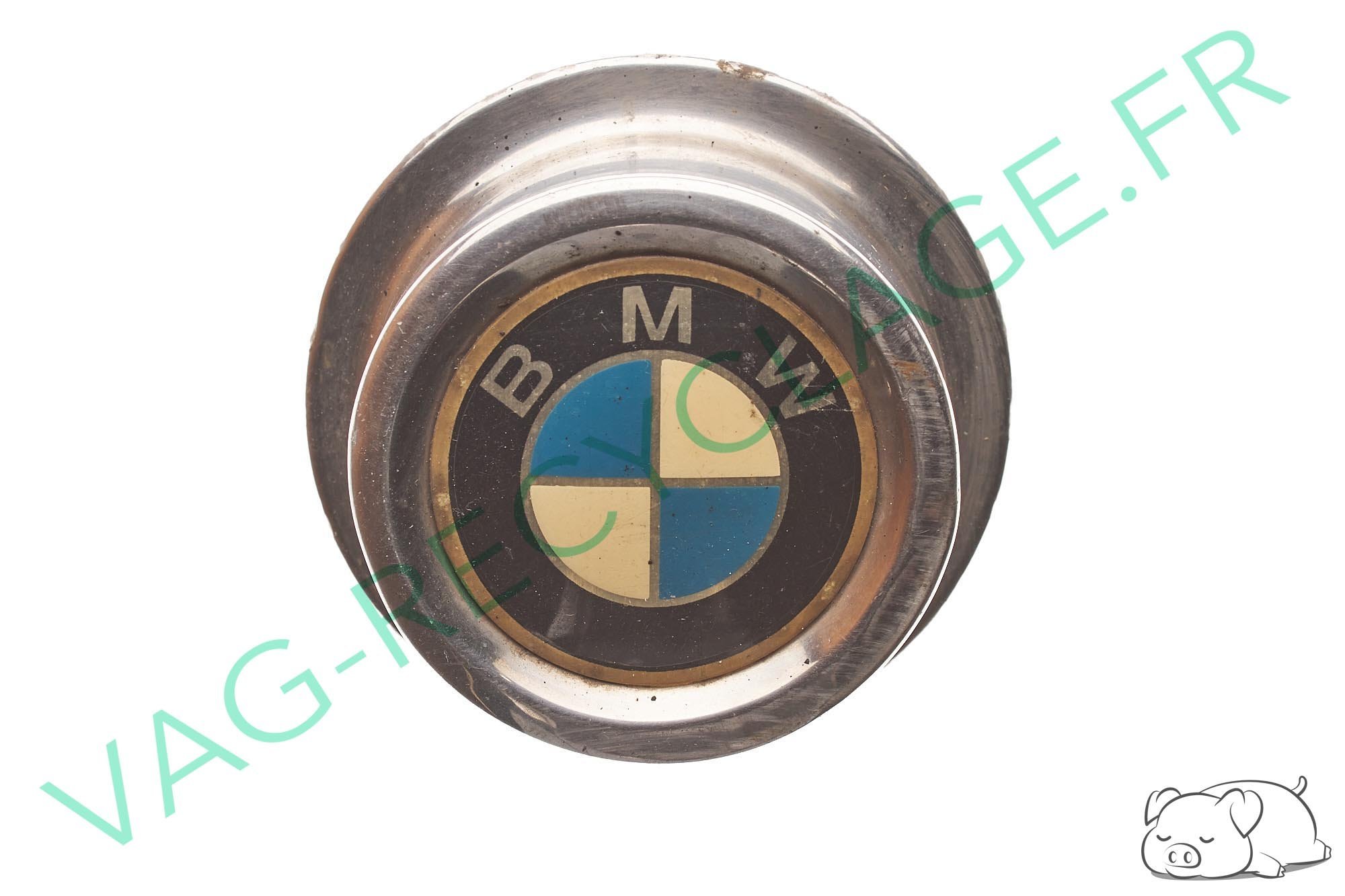 Cache moyeu chromé 36131127230 pour Bmw série 3 E30 avec jantes acier - Image 1