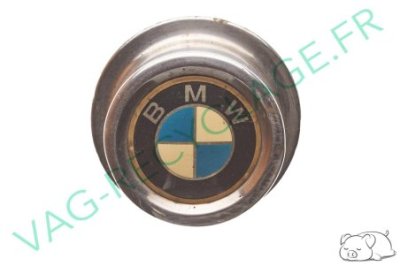 Cache moyeu chromé 36131127230 pour Bmw série 3 E30 avec jantes acier - Image 1