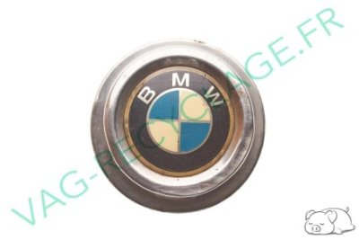 Cache moyeu chromé 36131127230 pour Bmw série 3 E30 avec jantes acier - Image 1