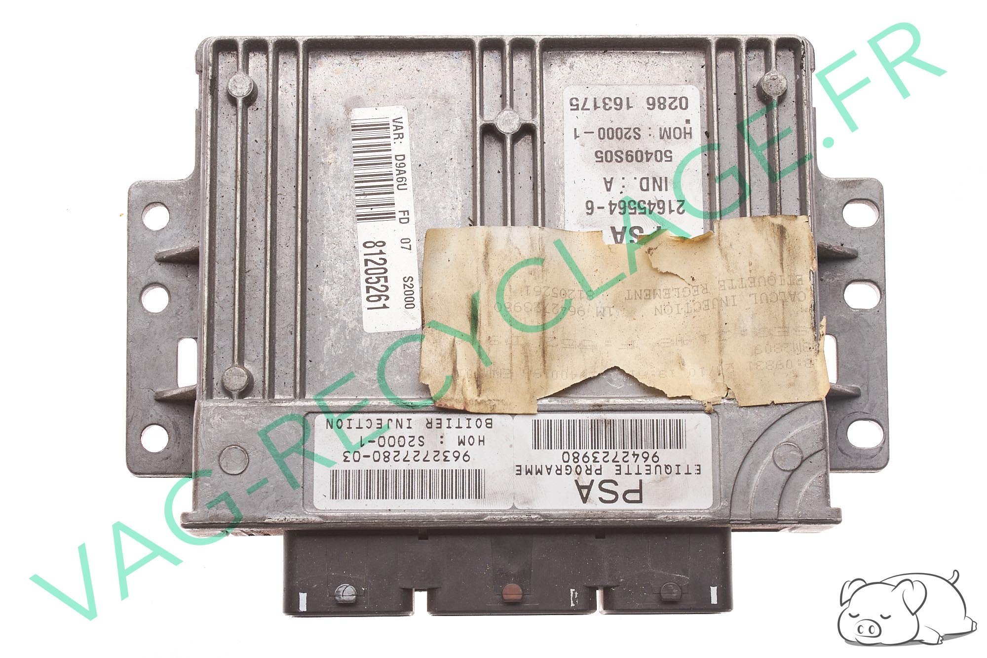 Calculateur moteur ECU S2000-1 9632727280 9642723980 Peugeot 406 1.8 16V - Image 1
