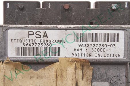 Calculateur moteur ECU S2000-1 9632727280 9642723980 Peugeot 406 1.8 16V - Image 3