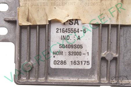 Calculateur moteur ECU S2000-1 9632727280 9642723980 Peugeot 406 1.8 16V - Image 4