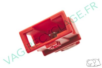 Fiche connecteur Rouge 1 pôle 191972711B pour Audi Seat Skoda Volkswagen - Image 4