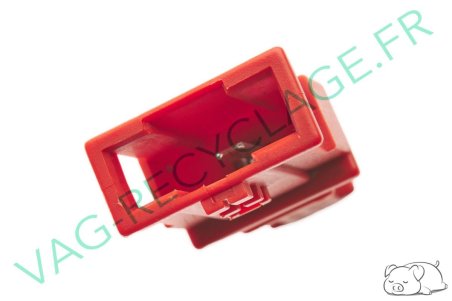 Fiche connecteur Rouge 1 pôle 191972711B pour Audi Seat Skoda Volkswagen - Image 4