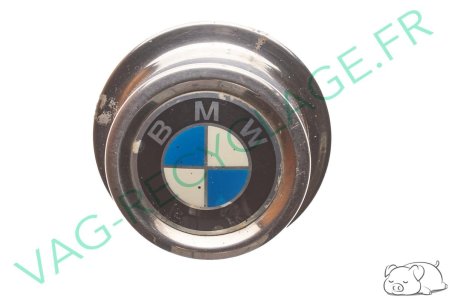 Cache moyeu chromé 36131127230 pour jantes acier style 1 sur Bmw série 3 E30 - Image 1