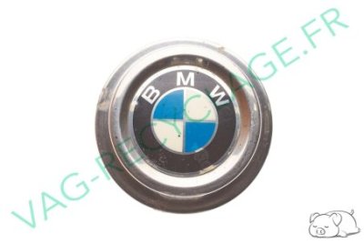Cache moyeu chromé 36131127230 pour jantes acier style 1 sur Bmw série 3 E30 - Image 1