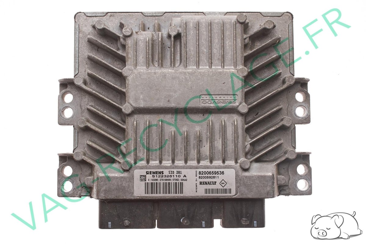 Calculateur moteur ECU 8200659536 8200592611 pour Renault Clio 3 1.5 DCI - Image 1