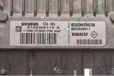 Calculateur moteur ECU 8200659536 8200592611 pour Renault Clio 3 1.5 DCI - Image 3
