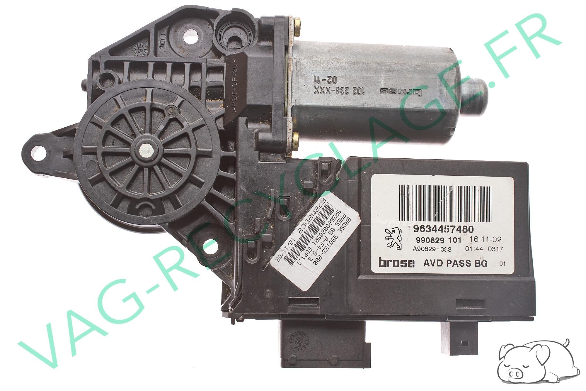 Moteur lève-vitre avant droit 9634457480 pour Peugeot 307 - Image 1