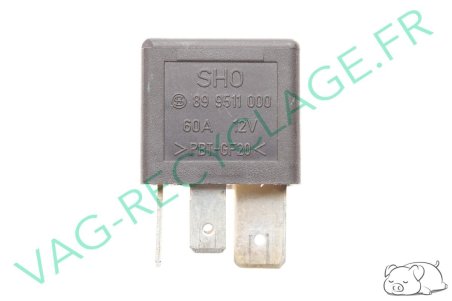 Relai N. 213 60A 12V 443951253J Audi 80 100 200 A4 A6 A8 - Image 2