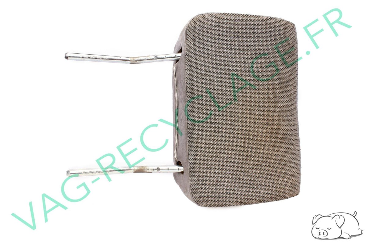 Appuie-tête siège avant tissu gris Golf 1 Golf 2 Jetta 2 Polo 1 2 Scirocco 2 - Image 1