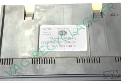 Commande climatisation automatique 8L0820043D Audi A3 8L Phase 1 - Image 3