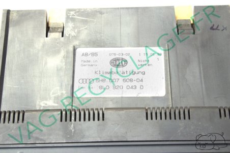 Commande climatisation automatique 8L0820043D Audi A3 8L Phase 1 - Image 3