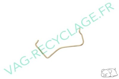 Clips fixation aigu sur cache poignée porte avant Audi A4 B5 - Image 1