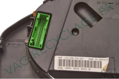 Compteur VDO 8D0919860E pour Audi A4 B5 268916km - Image 3