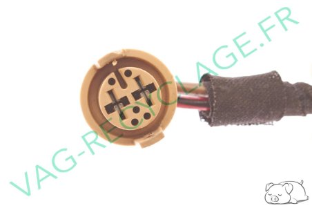 Fiche ronde 2 pôles marron 813971955 Audi 80 100 Audi A4 B5 A6 C4 C5 A8 D2 D3 - Image 2