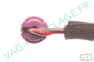 Fiche ronde 2 pôles marron 813971955 Audi 80 100 Audi A4 B5 A6 C4 C5 A8 D2 D3 - Image 3