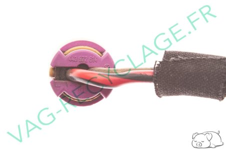 Fiche ronde 2 pôles marron 813971955 Audi 80 100 Audi A4 B5 A6 C4 C5 A8 D2 D3 - Image 3