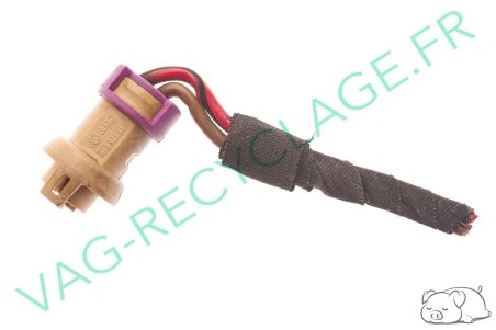 Fiche ronde 2 pôles marron 813971955 Audi 80 100 Audi A4 B5 A6 C4 C5 A8 D2 D3 - Image 4