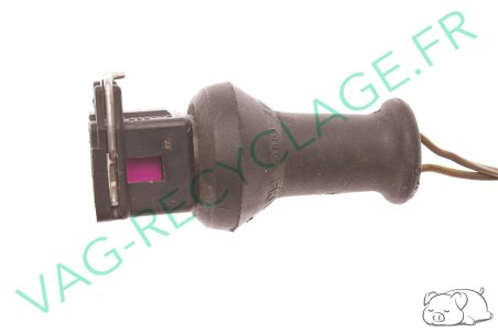 Boitier fiches plates 2 pôles 443906232 + 8A0906102 Audi Seat Skoda Volkswagen - Image 3