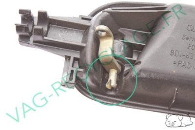 Poignée de porte intérieure avant gauche 8D1837019 pour Audi A4 B5 - Image 4