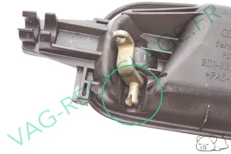 Poignée de porte intérieure avant gauche 8D1837019 pour Audi A4 B5 - Image 4