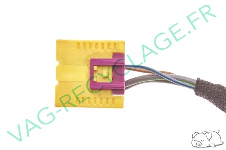 Fiche bouton 7 pôles jaune 8L0971971 pour Audi Skoda Seat Volkswagen - Image 4