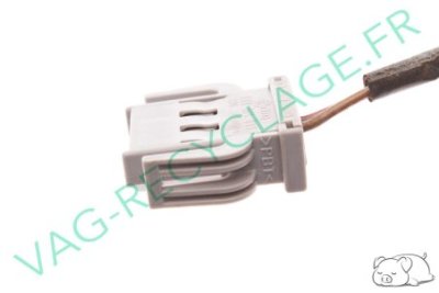 Fiche plate 3 pôles grise 893971633 pour Volkswagen Seat Skoda Audi - Image 3