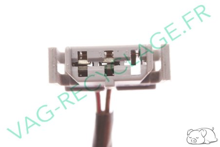 Fiche plate 3 pôles grise 893971633 pour Volkswagen Seat Skoda Audi - Image 4