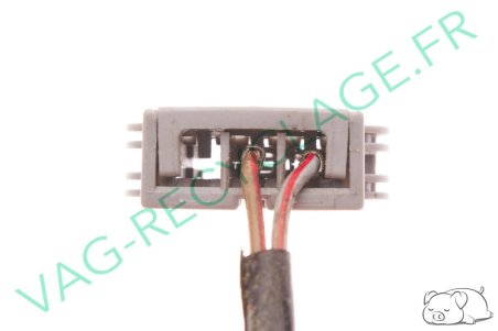 Fiche plate 3 pôles grise 893971633 pour Volkswagen Seat Skoda Audi - Image 5