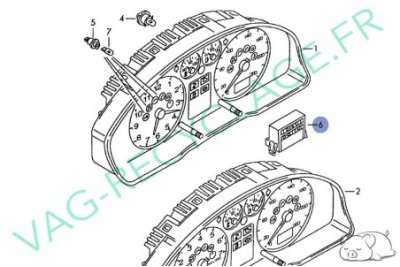 Afficheur de température extérieure 8L0919272A pour Audi A4 B4 - Image 4