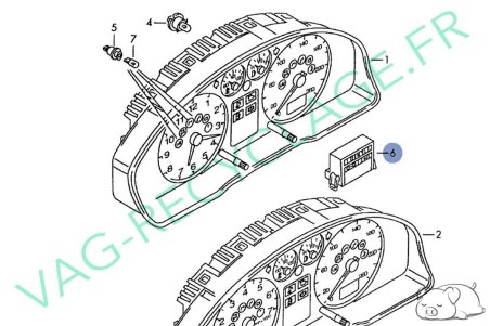 Afficheur de température extérieure 8L0919272A pour Audi A4 B4 - Image 4