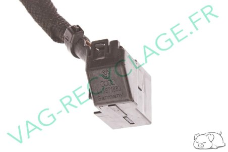 Fiche prise faisceau noir 443971883 pour Audi Seat Skoda Volkswagen - Image 3