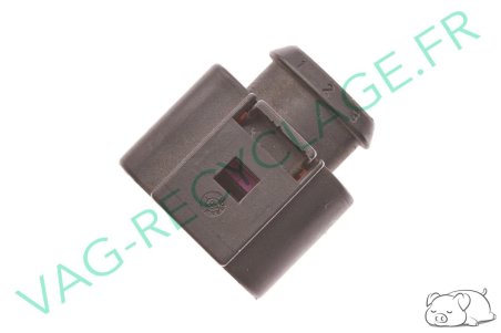 Boitier fiches plates 3 pôles 1J0973723 pour Audi Seat Skoda Volkswagen - Image 1